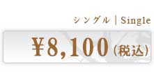 シングル 8,100円